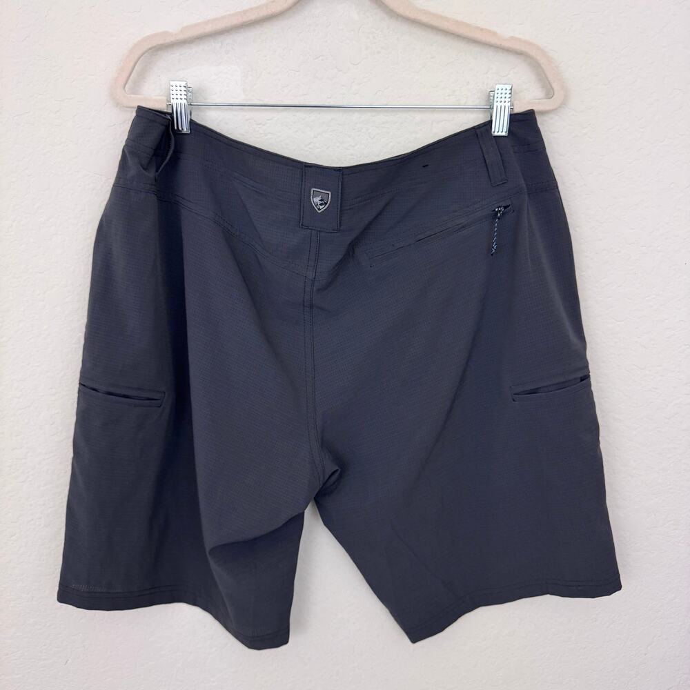 Kuhl Mens Upriser Short Sz 36 Perforated Quick Dry Athleisure Hiking Summer Gray - Picture 5 of 10
